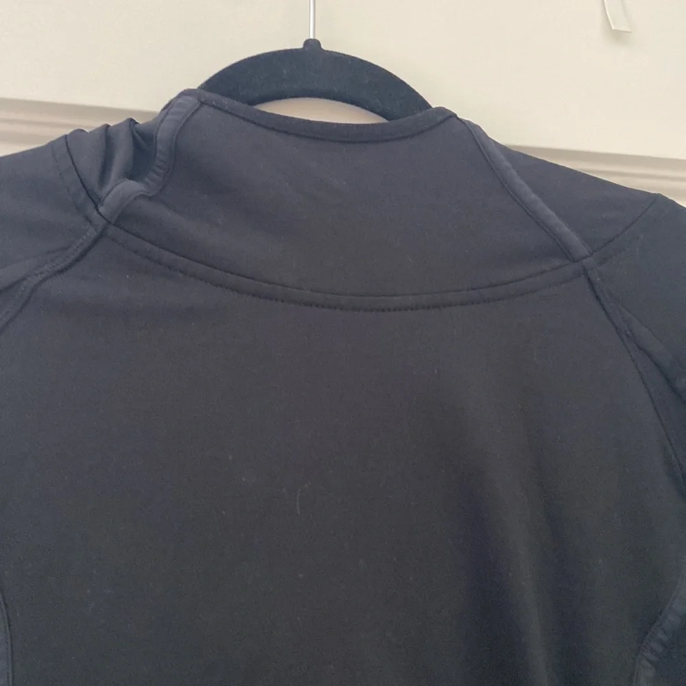 Athleta hooded, black pull over, Plush Tech 3.0 Pullover Hoodie Size Small - Picture 4 of 8